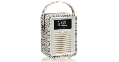 VQ Retro Mini Emma Bridgewater Black Toast - Stylish DAB/DAB+/FM Radio and Bluetooth Speaker VQ Retro Mini Emma Bridgewater Black Toast - Stylish DAB/DAB+/FM Radio and Bluetooth Speaker